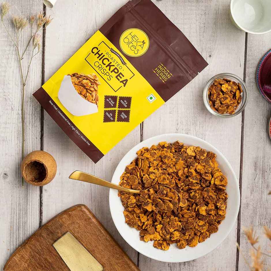 Heka Bites Roasted Chana Jor - Indian Herbs - Low Calorie & Healthy Snacks Combo