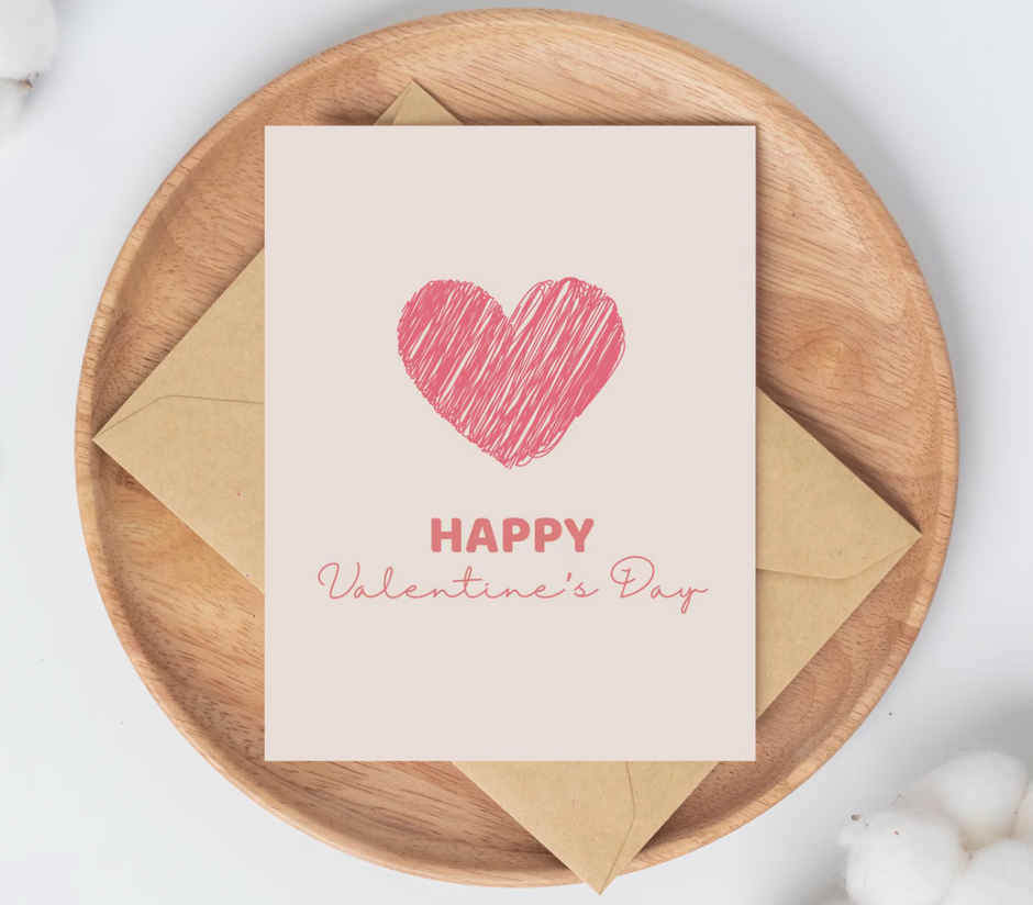 Happy Valentine Greeting Card | Bright Storey