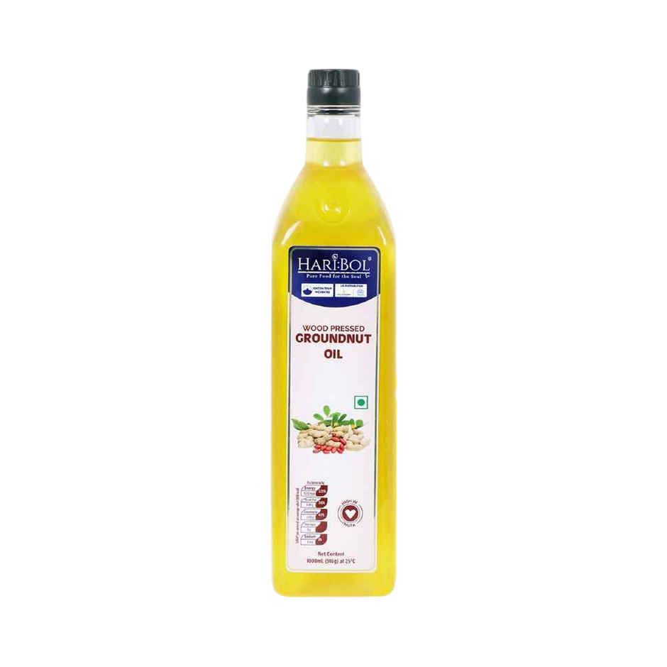 Haribol Groundnut (Peanut) Wood Pressed Oil | Healthy Cooking Oil