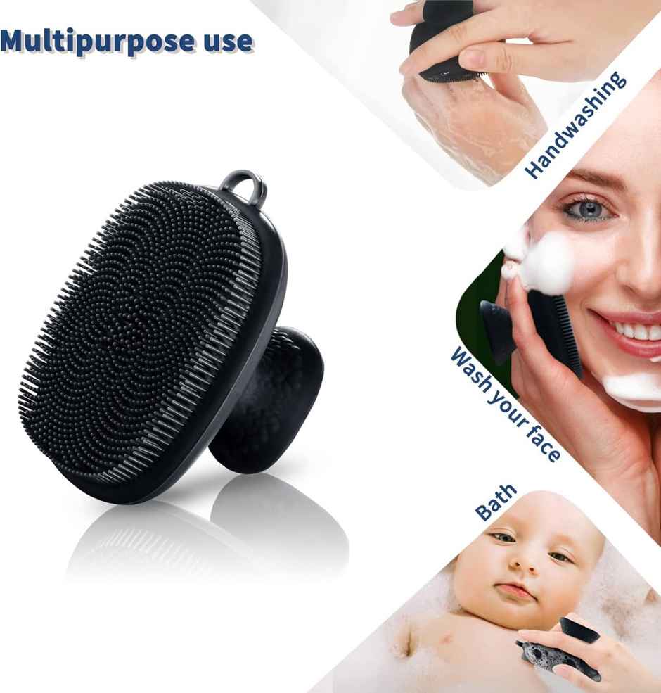 Beautiliss Silicone Face Scrubber For Soft Exfoliating Cleansing And Massaging Tool
