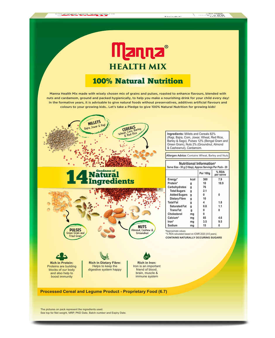 Manna Health Mix- Multigrain Drink For Kids