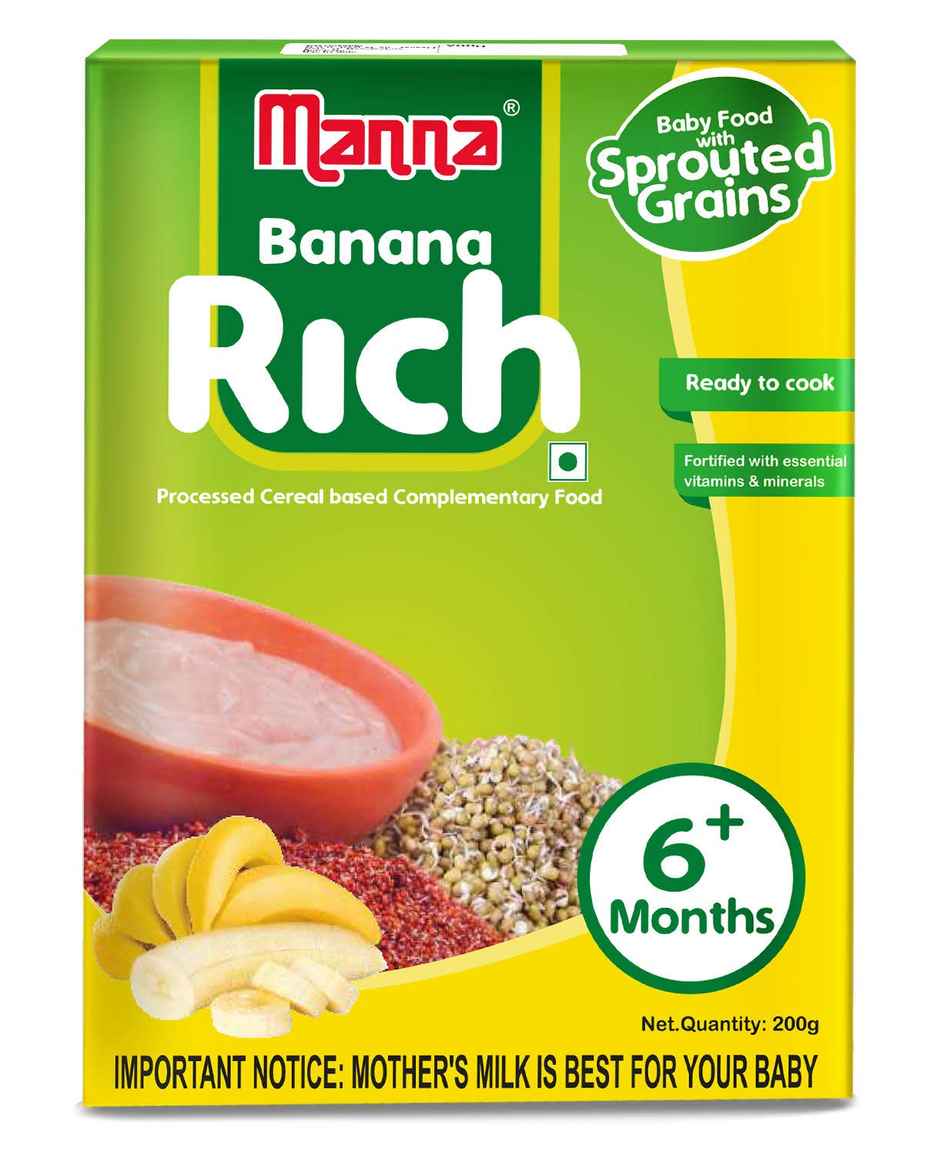 Manna Banana Rich Baby Food