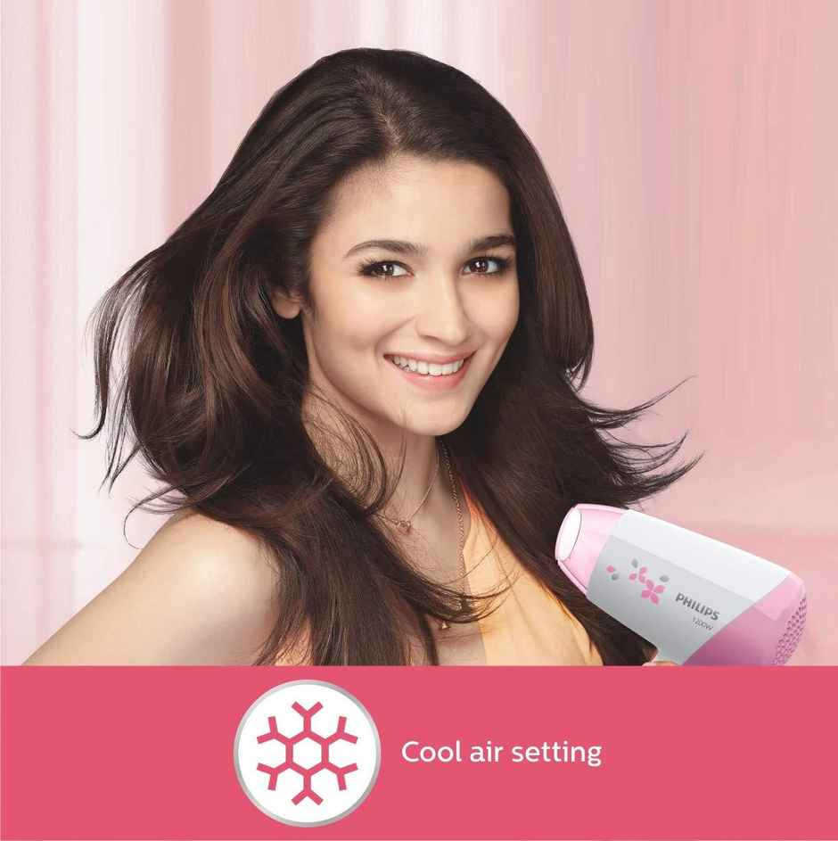 Philips Hair Dryer | Quick, Gentle Drying with ThermoProtect, 3 Heat & Cool Air Settings | HP8120/00