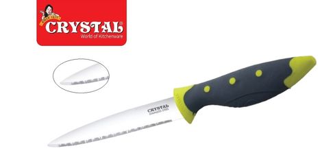 Crystal - Cl414 Stainless Steel Utility Knife, Multicolour