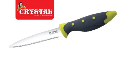 Crystal - Cl414 Stainless Steel Utility Knife, Multicolour
