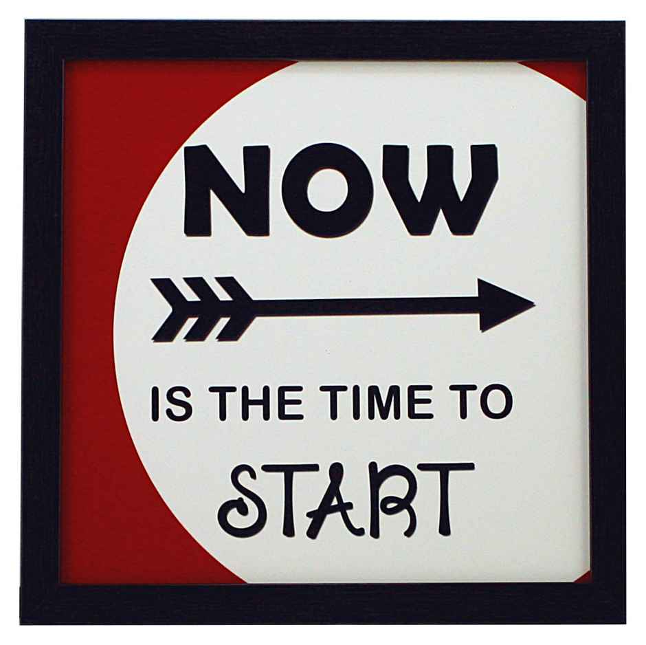 Indianara Set of 4 Motivational Decor Framed Wall Hanging Laminated Paintings Matt Art Prints