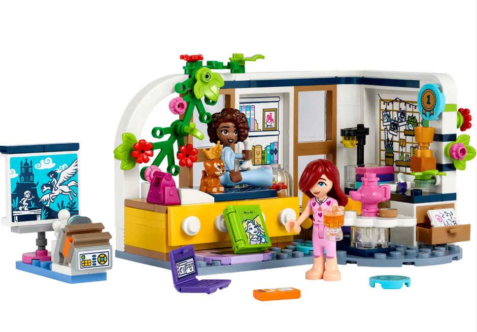 LEGO Friends Aliya's Room 41740 Building Toy Set with 2 Mini Doll characters