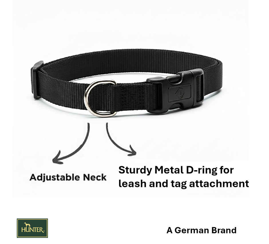 Hunter London Collar For Dog, Small, Black