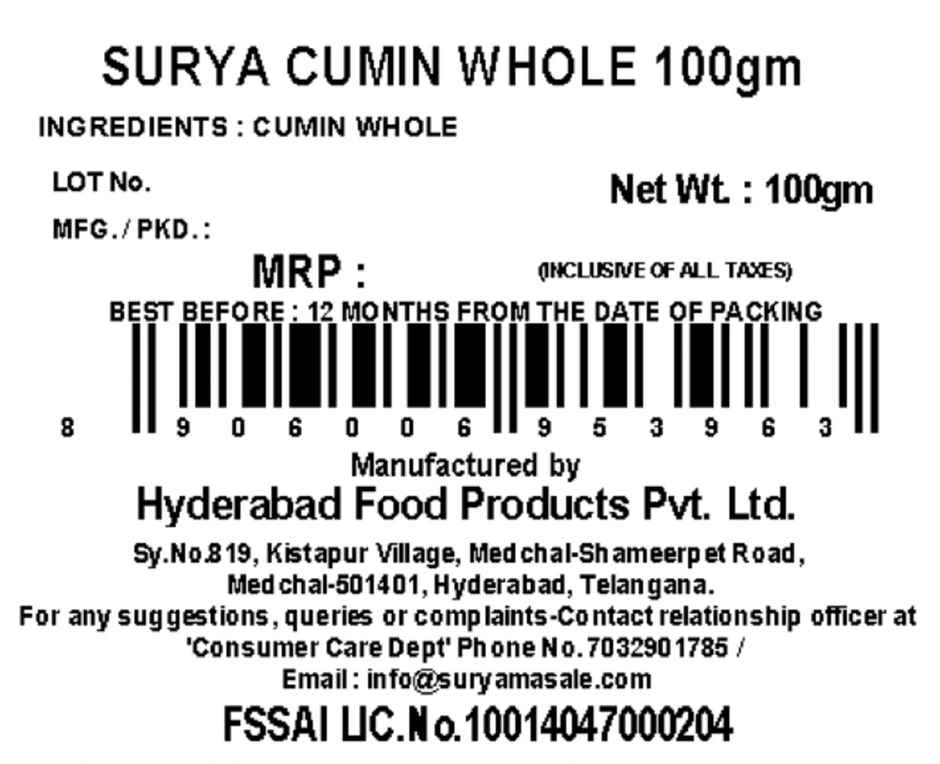 Surya Jeera / Cumin Whole Combo 