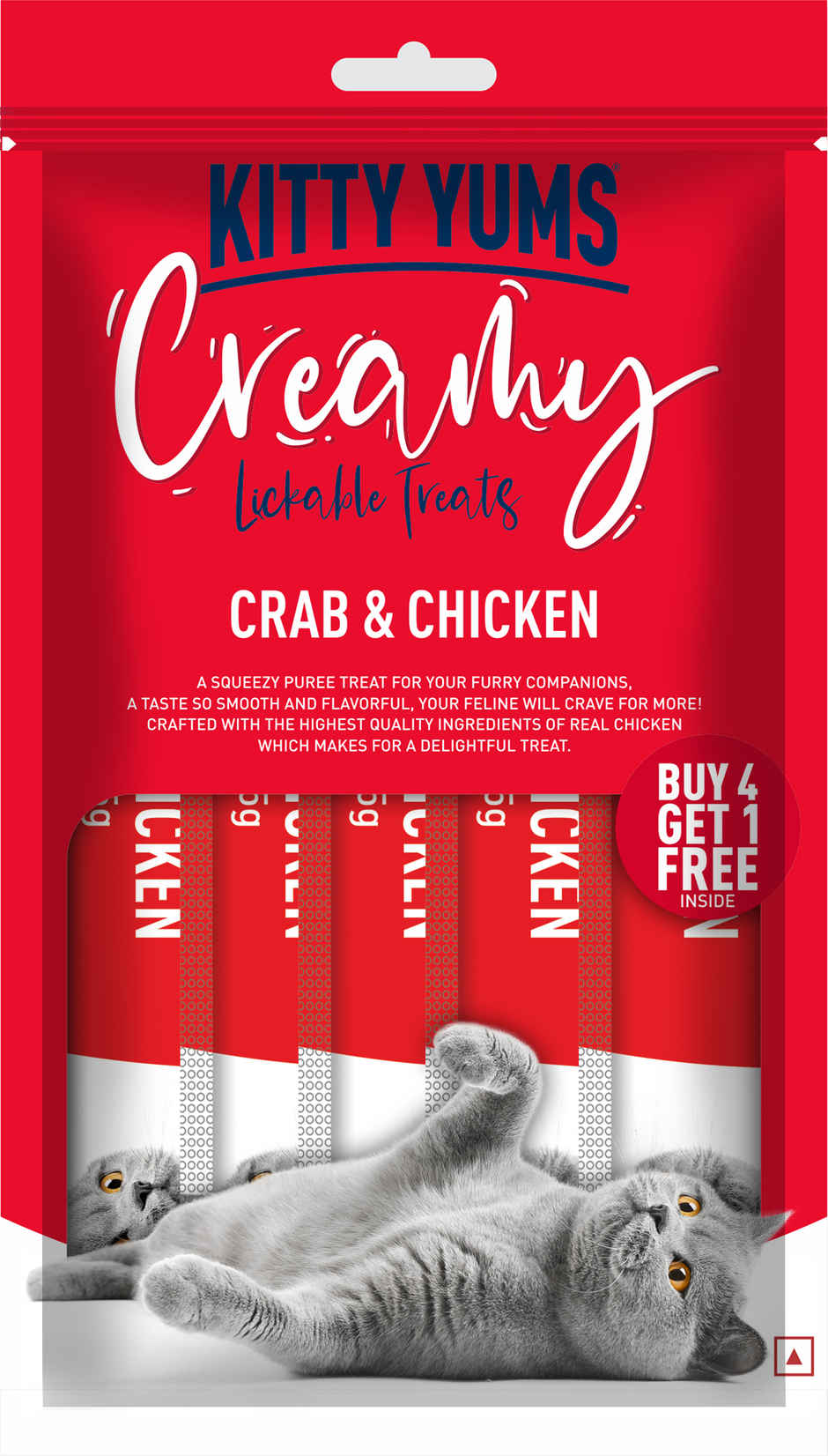 Kitty Yums Creamy Crab and Chicken