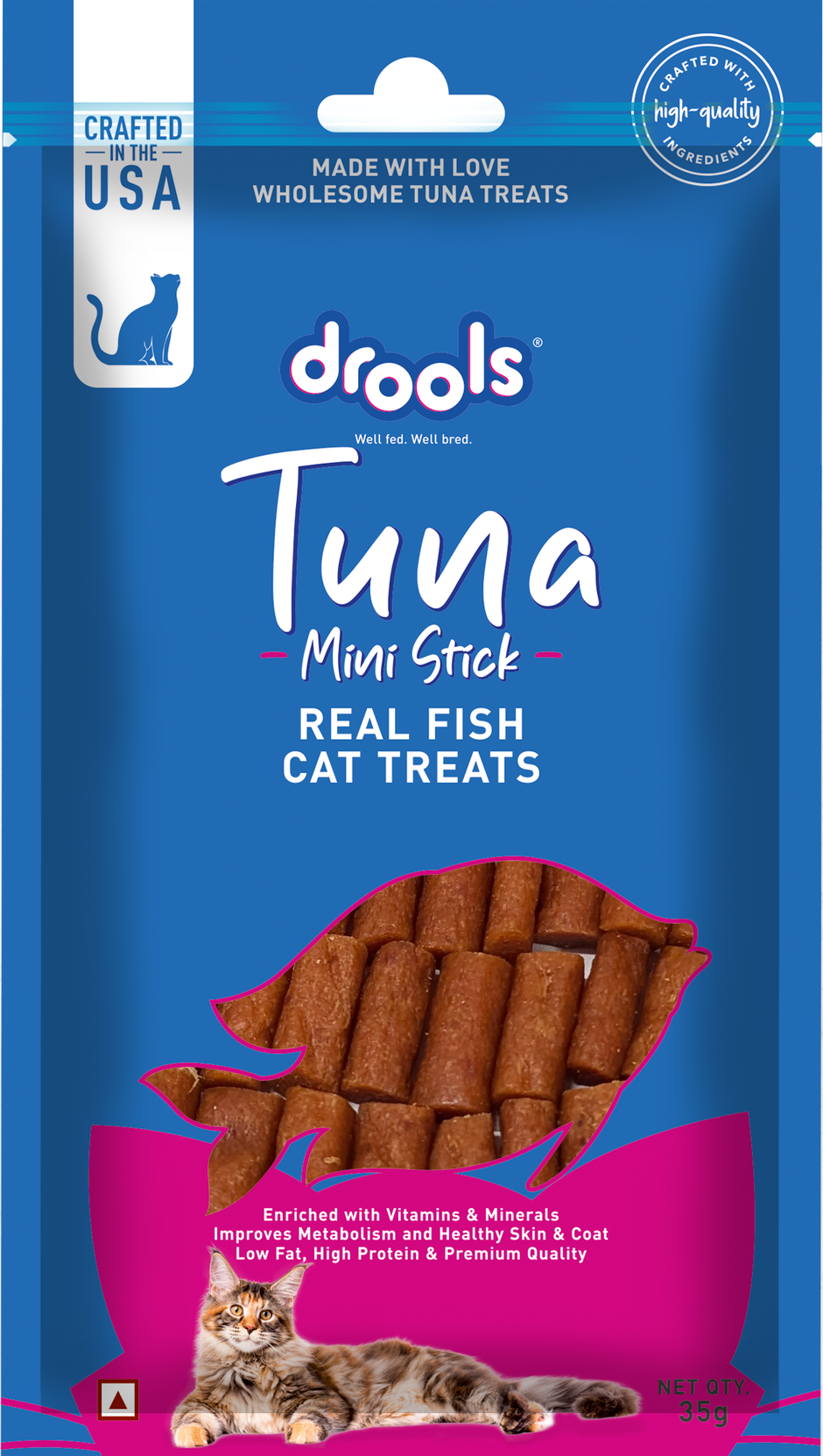 Drools Tuna Mini Sticks Cat Treats