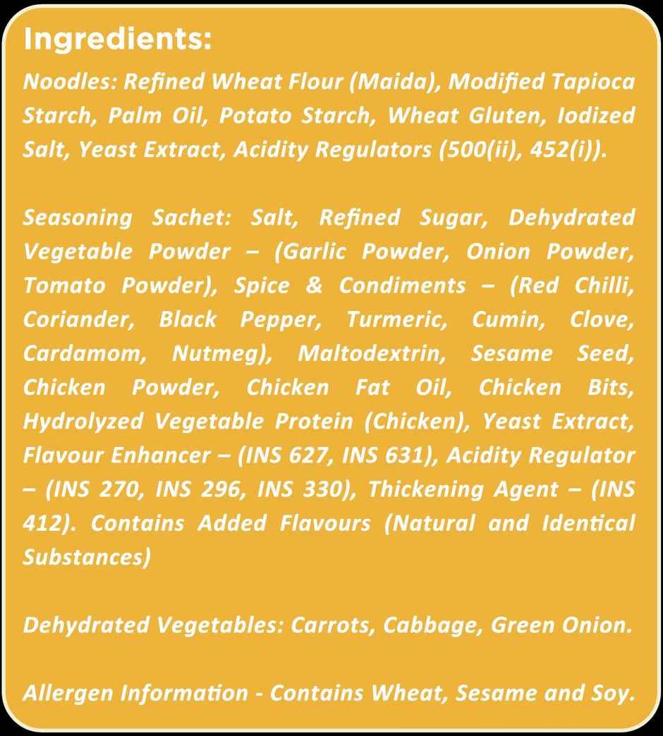 Gimi Michi Curry Chicken Ramen Instant Noodles