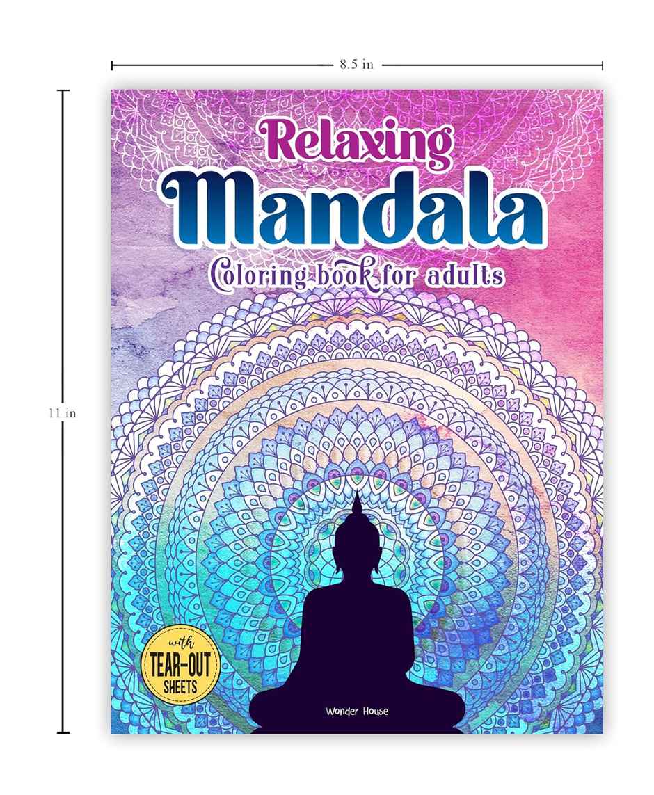 Relaxing Mandala Coloring Book For Adults