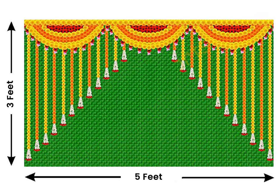 Banana Leaves Backdrop | 5 x 3 ft | Special You