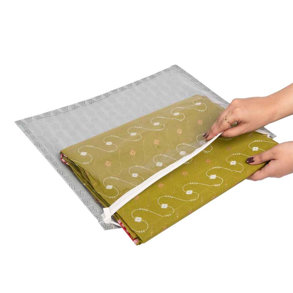 Homestrap Transparent Single Saree Cover | Pack of 5