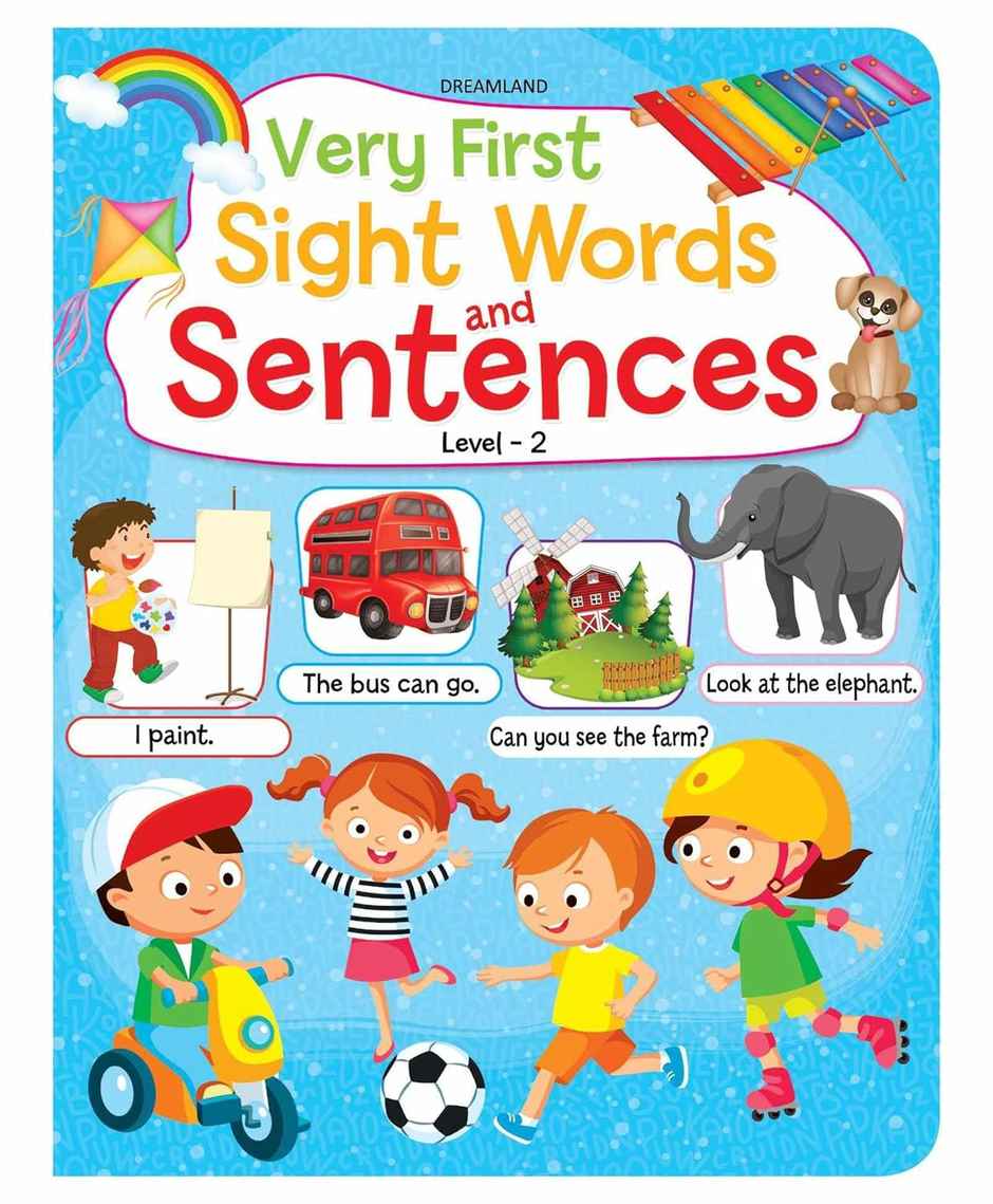 Very First Sight Words Sentences Level 2 | Early Learning Book for Children, Activity Book