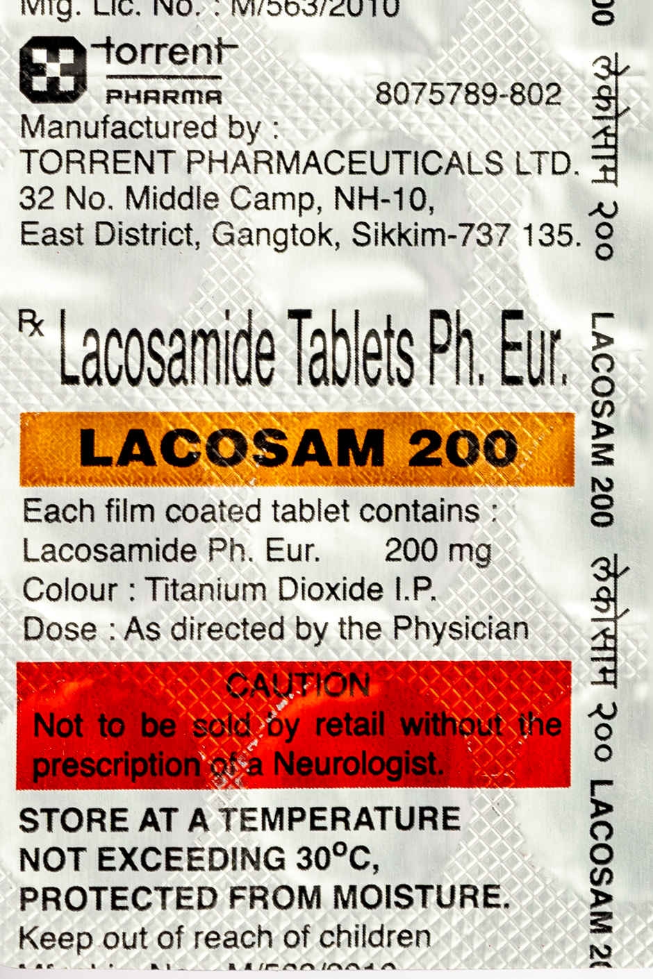 Lacosam 200 Tablet