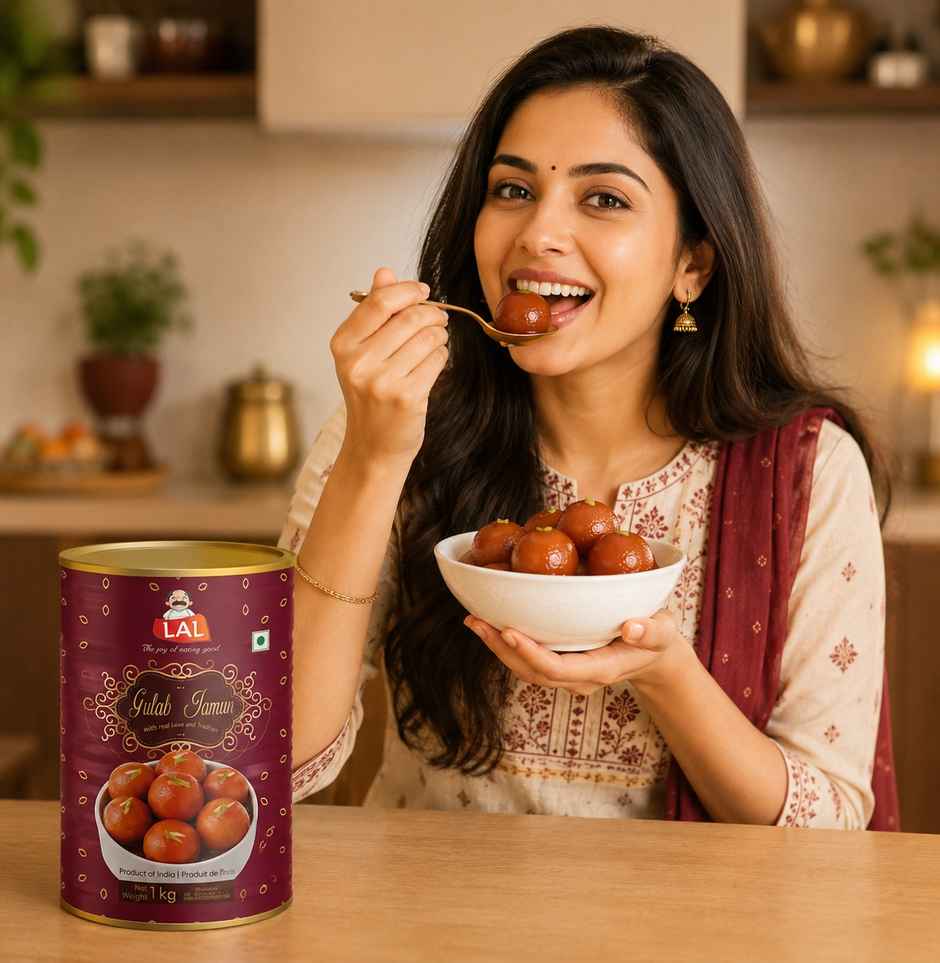 Lal Ghee Gulab Jamun | Soft & Syrupy Indian Sweet