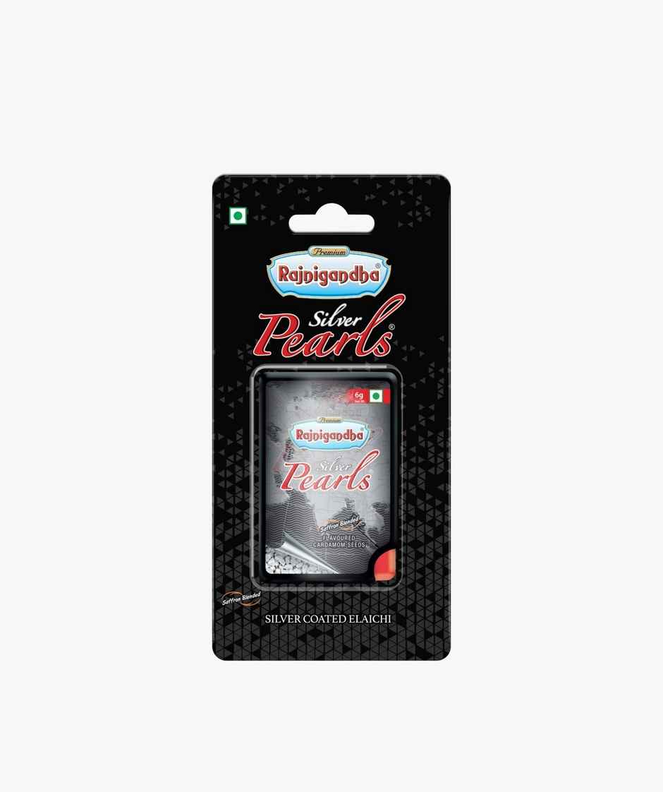 Rajnigandha Silver Pearls Elaichi Mouth Freshener
