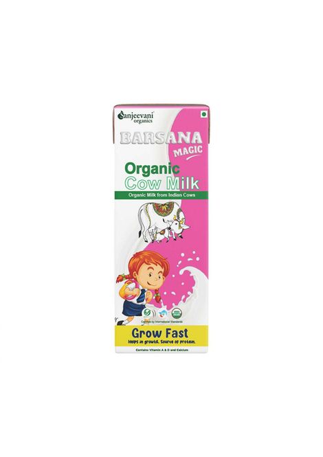 Sanjeevani Organic Cow Milk UHT |Tetra Pack
