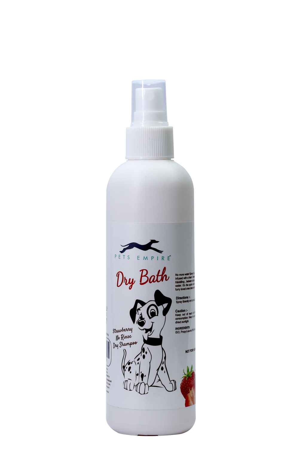 Pets Empire Waterless Shampoo , Dry Bath For Dogs Strawberry Fragrance