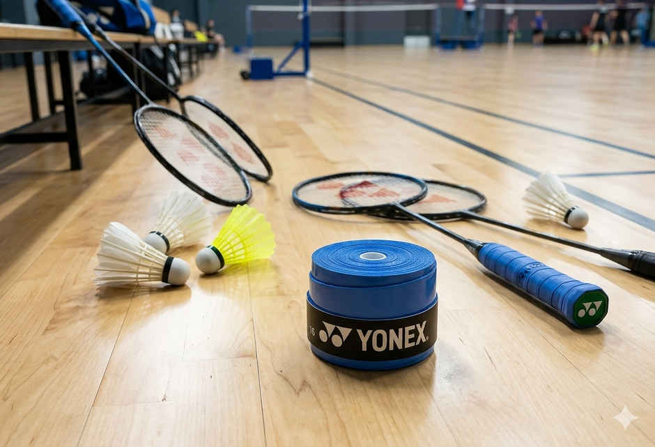 Yonex Badminton Racquet Finger Grip ETech 902 | Assorted Colour