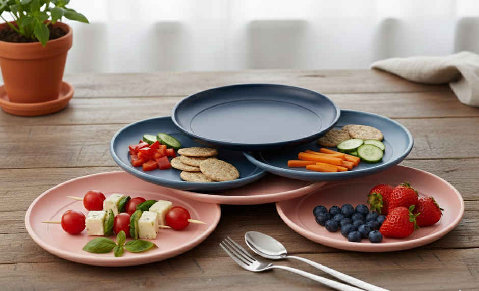 All Time Treats Plate | Set Of 6 (Colour May Vary)