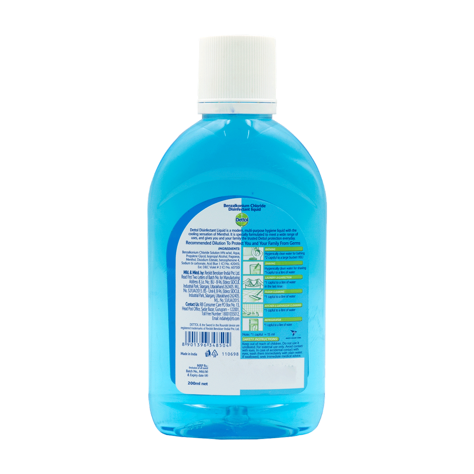 Dettol Disinfectant Menthol Cool Antiseptic Liquid