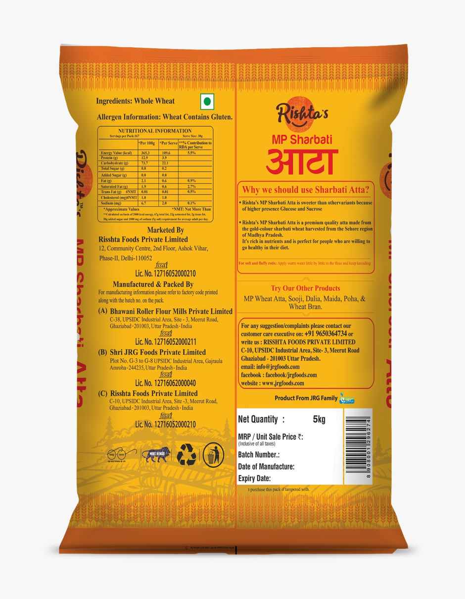 Risshta Mp Sharbati Atta