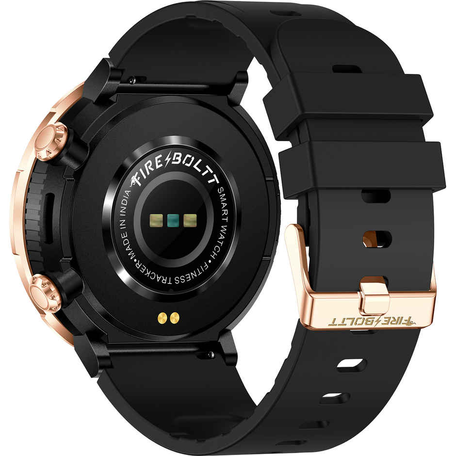 Fire-Boltt Sphere Smartwatch | 1.6" Display | BT Calling - Gold Black