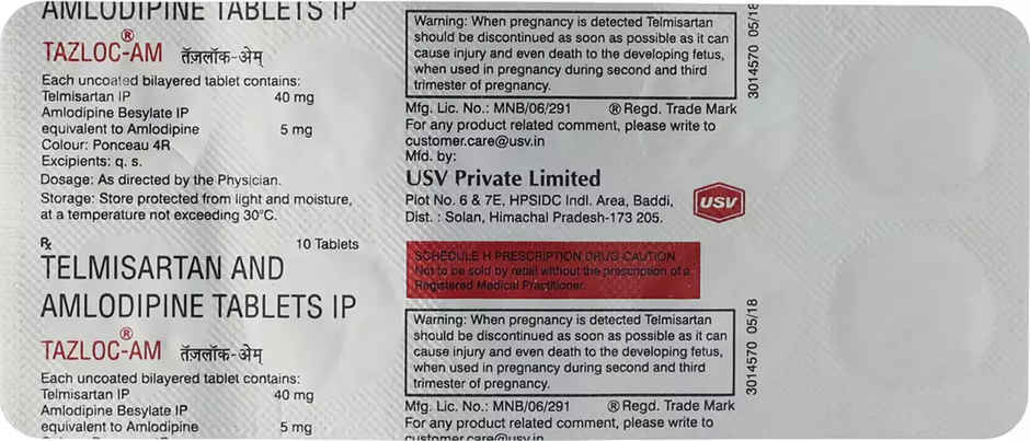 Tazloc-AM Tablet