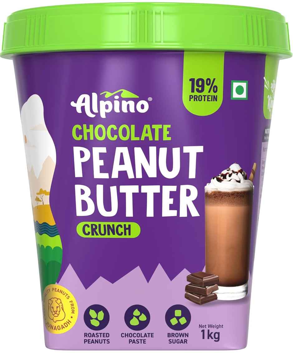 Alpino Chocolate Peanut Butter Crunch Potein Peanut Butter Crunchy