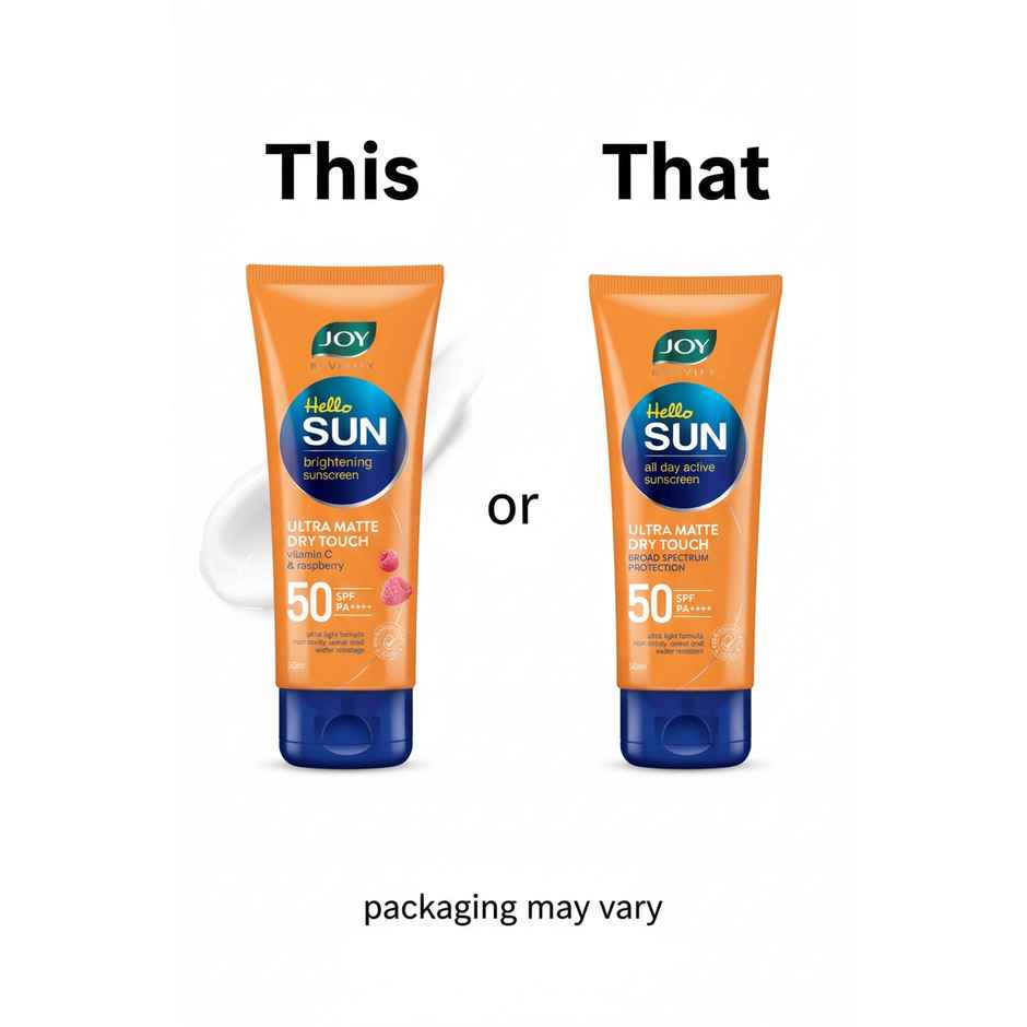 Joy Hello Sun Ultra Matte Dry Touch Sunscreen SPF 50