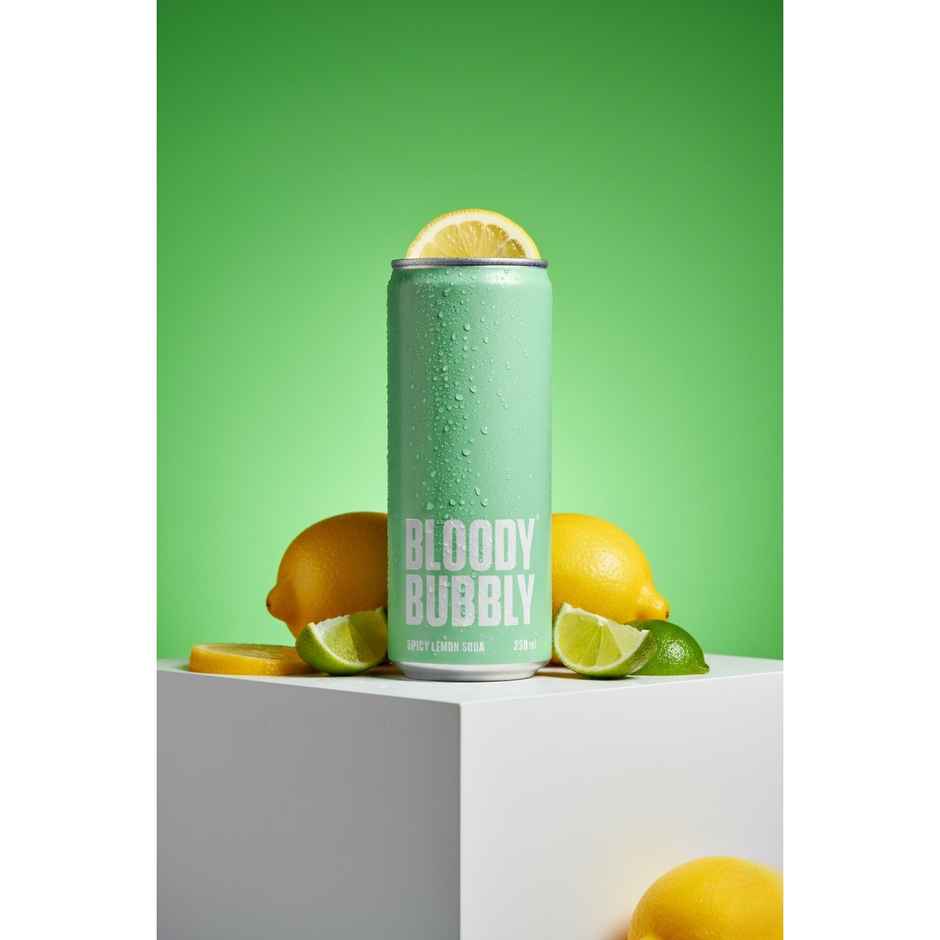 Bloody Bubbly Spicy Lemon Soda