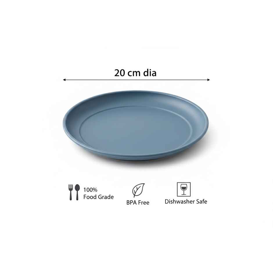 All Time Treats Plate | Set Of 6 (Colour May Vary)
