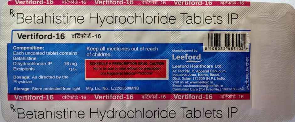 Vertiford-16 Tablet