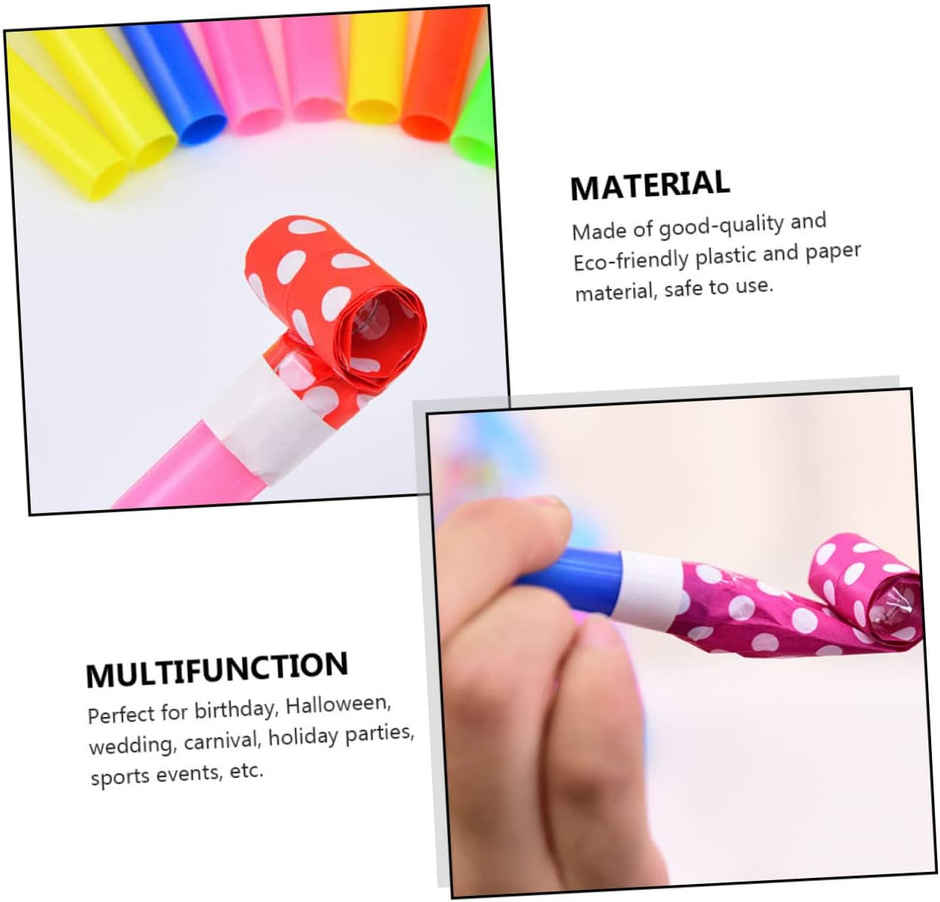 Hooters Whistles For Party | Assorted Color | Holi Special | Party Propz