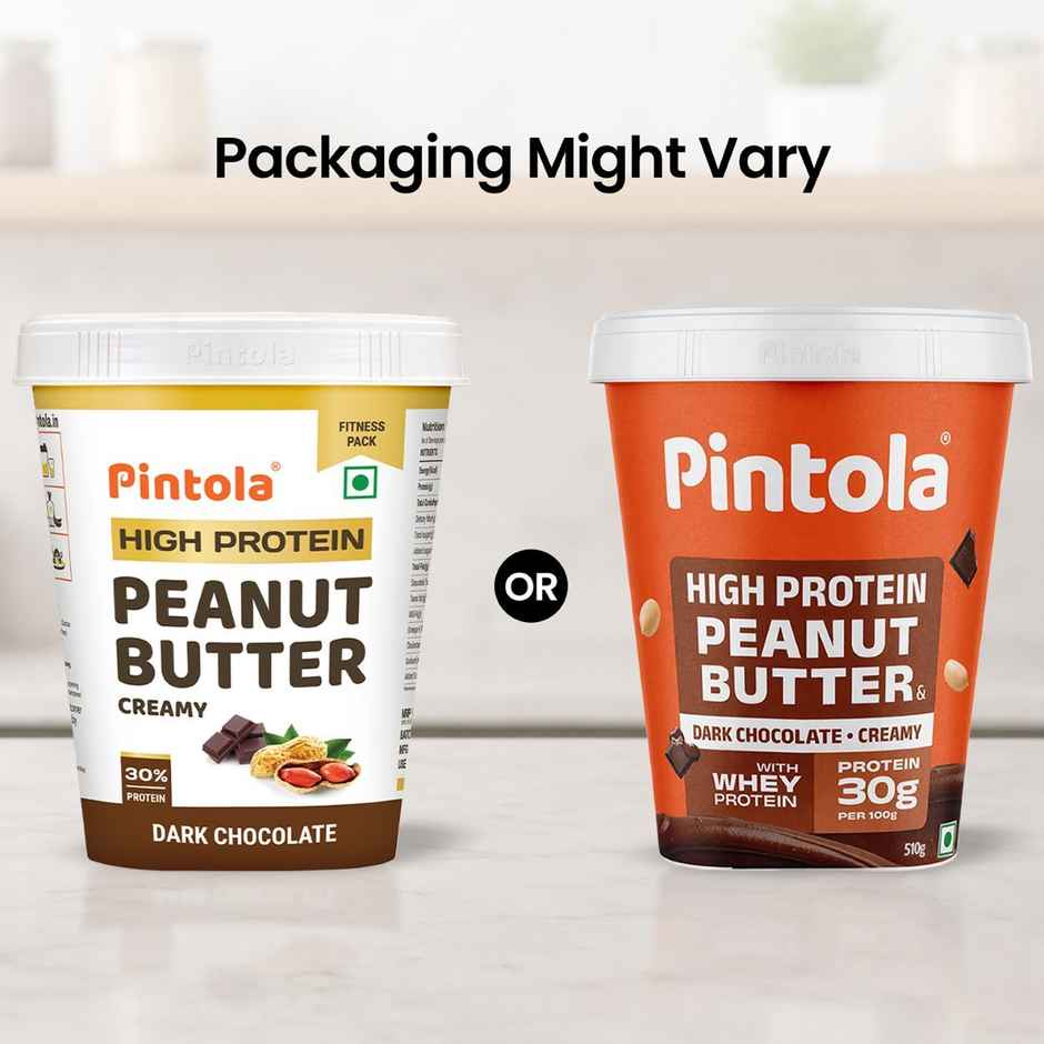 Pintola High Protein Dark Chocolate Peanut Butter - Creamy