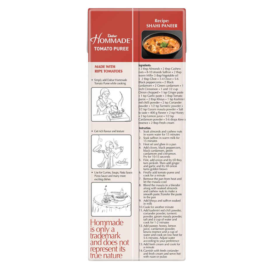 Dabur Hommade Tomato Puree