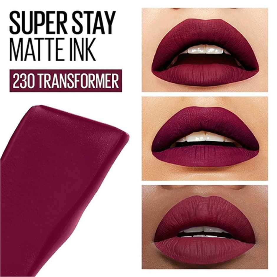 Maybelline Super Stay Matte Ink Liquid Lipstick, 230 Transformer