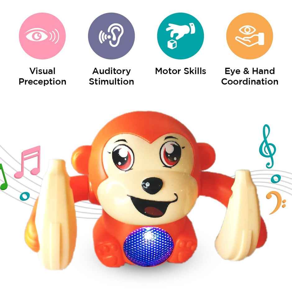 PlayMagic The Original Musical Rolling Monkey