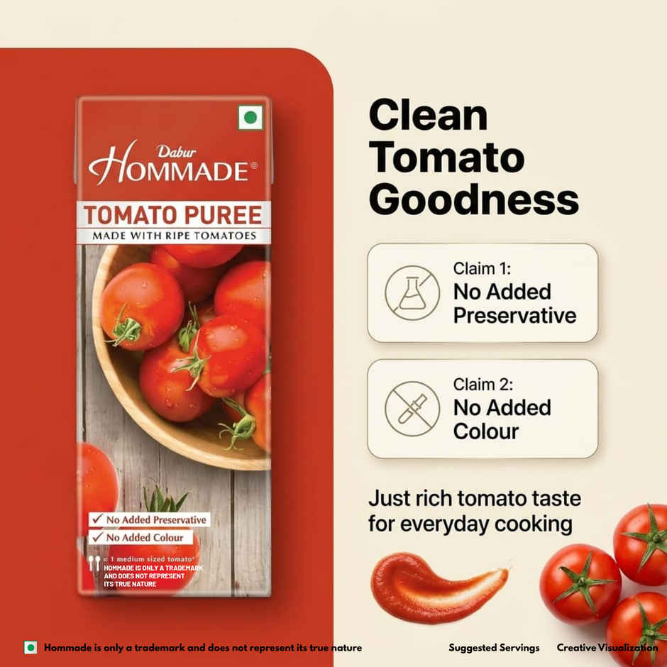 Dabur Hommade Tomato Puree