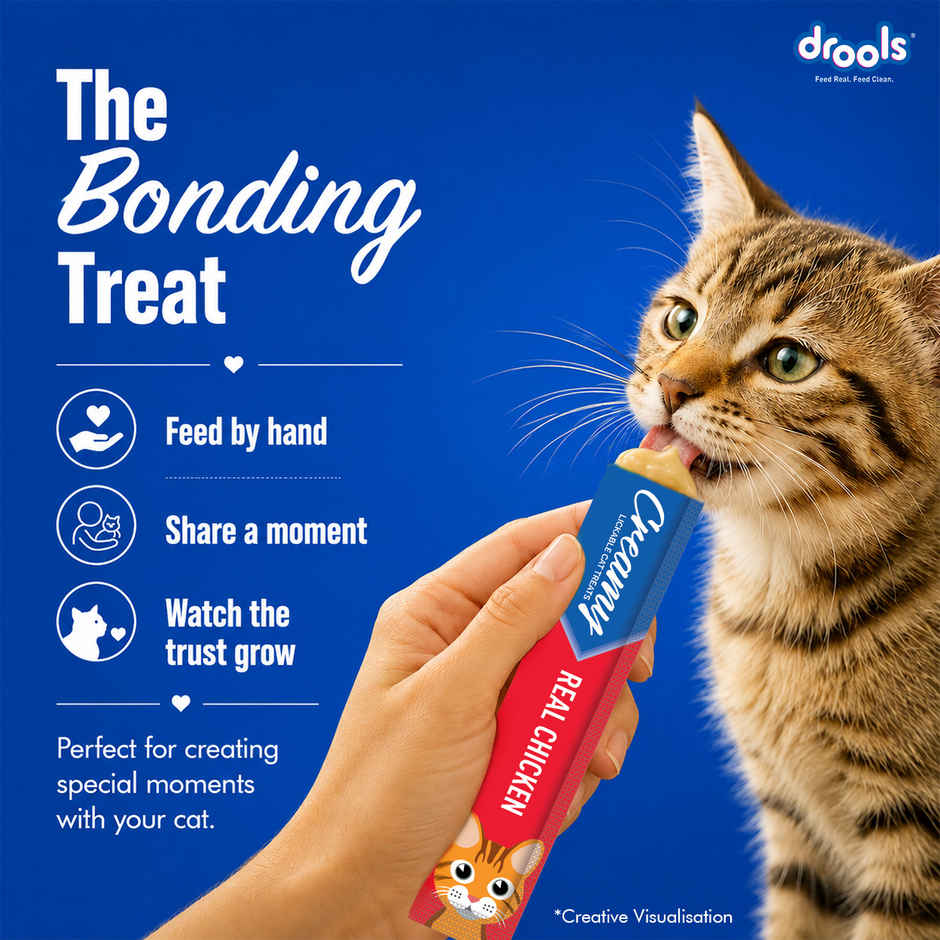 Drools Creamy Lickable Cat Treat - Real Chicken