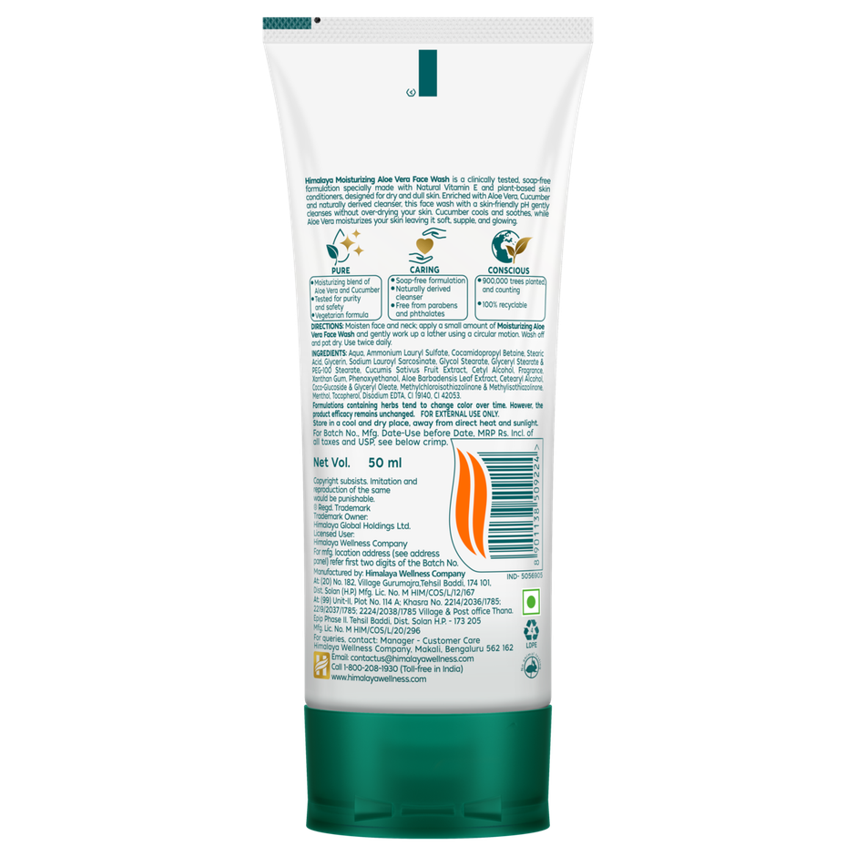 Himalaya Moisturizin Aloe Vera Face Wash