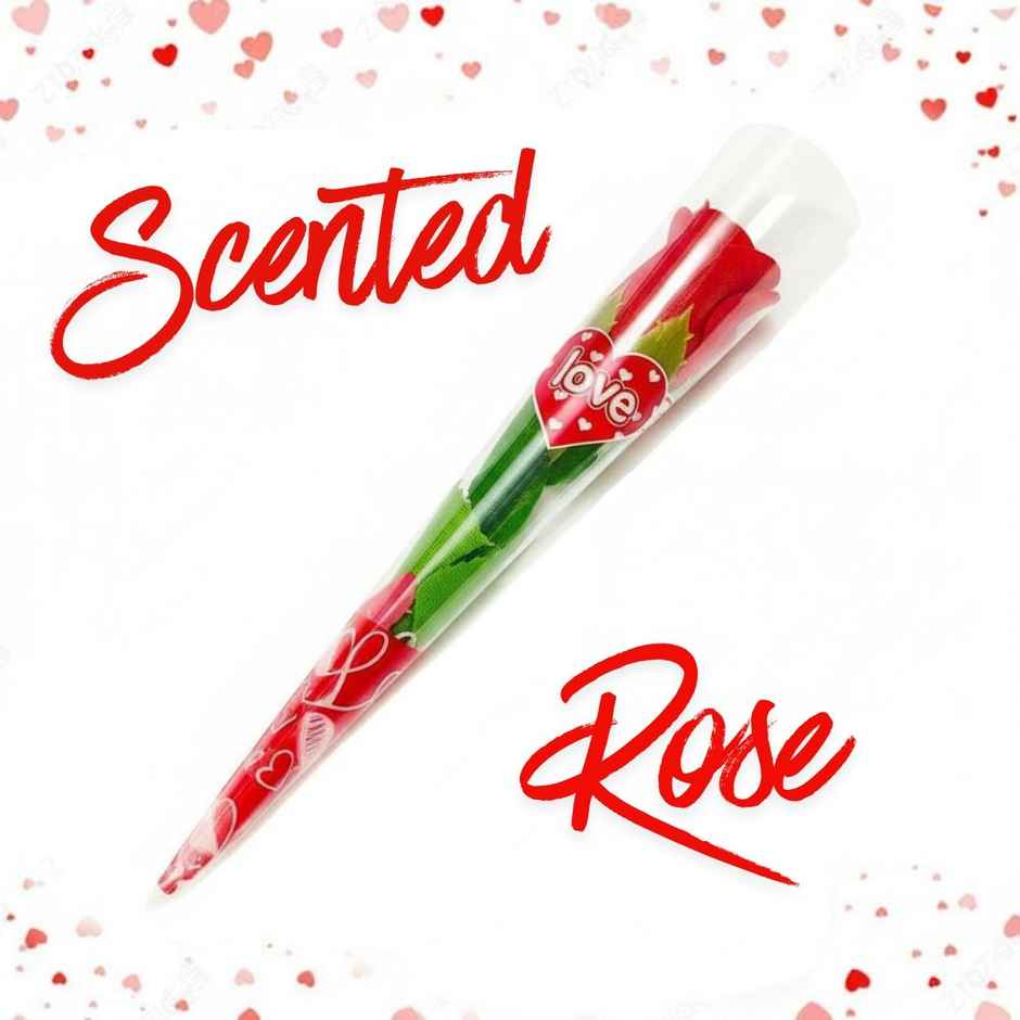 DesiDiya Mothers Day Gift Hamper - Scented Rose, Cube Tulip, Heart Lamp & Love Light