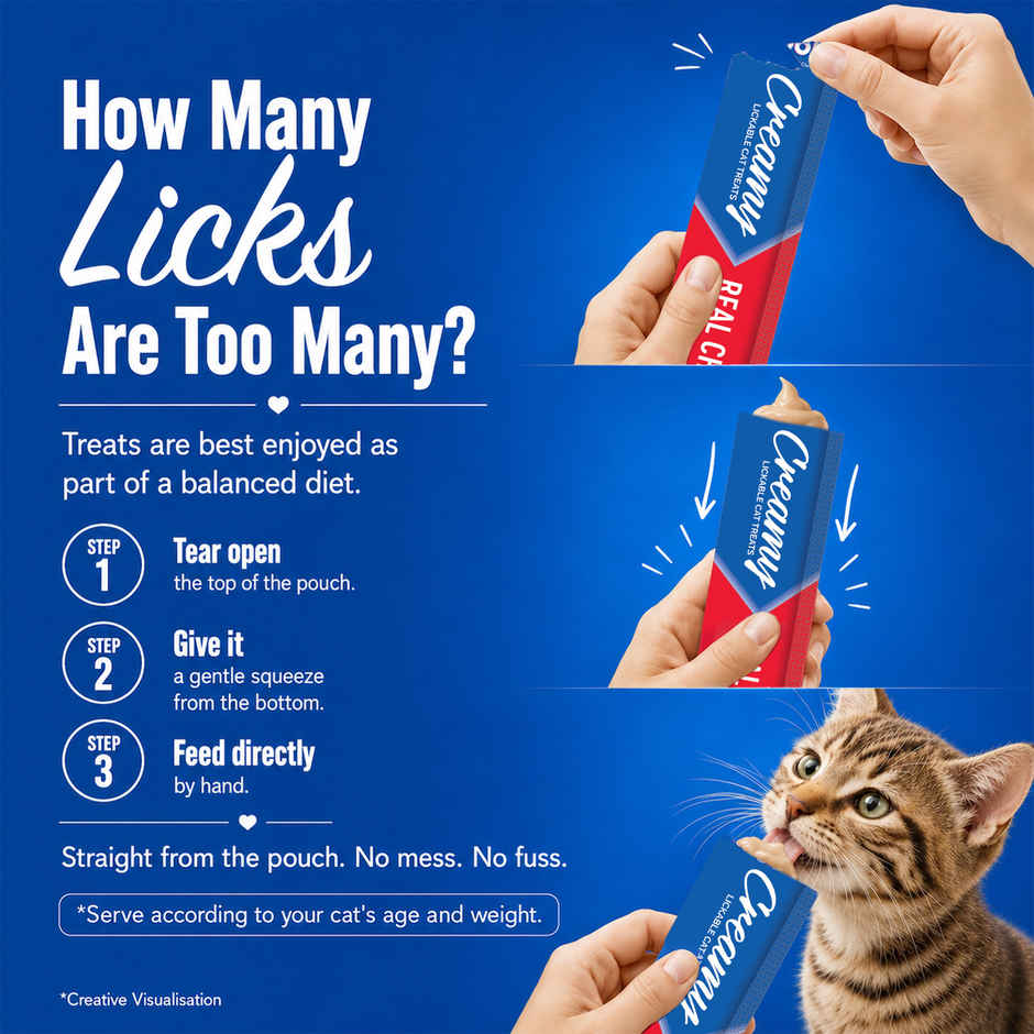 Drools Creamy Lickable Cat Treat - Real Chicken