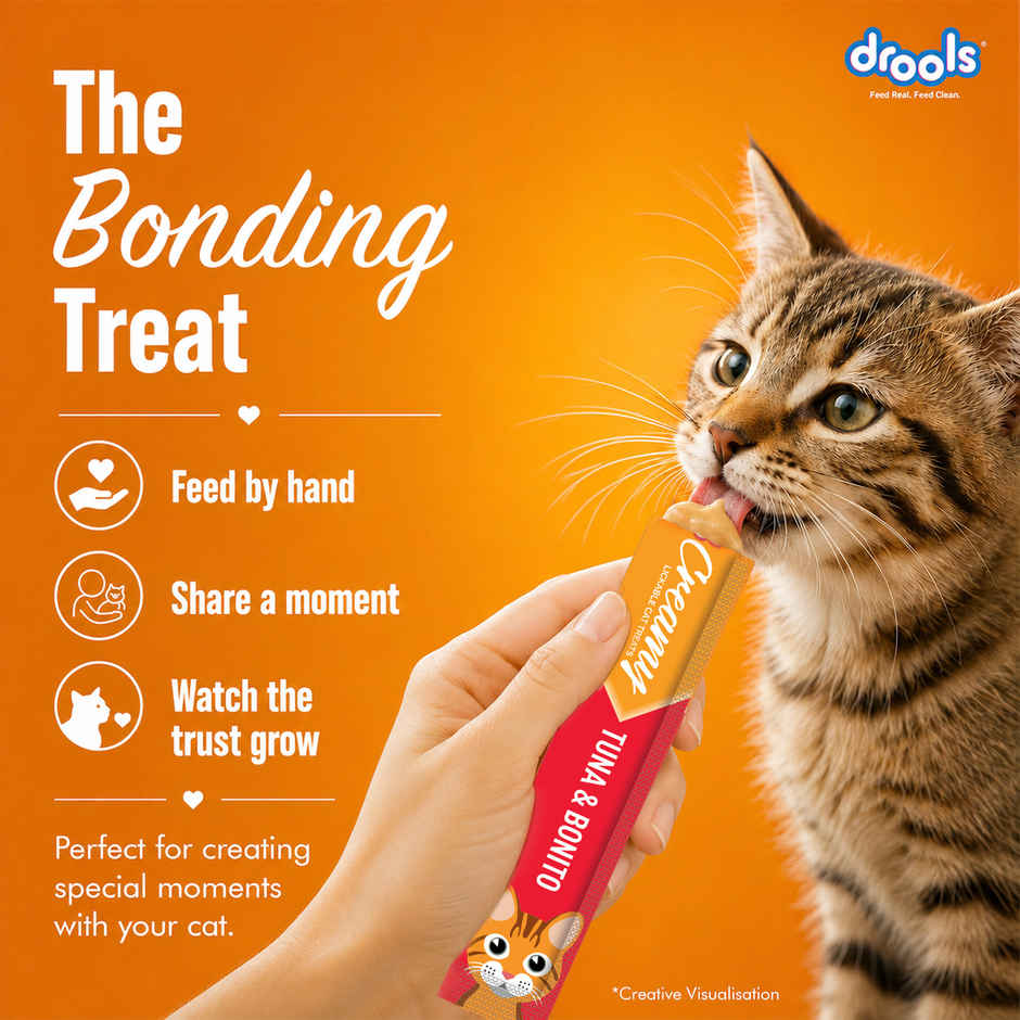 Drools Creamy Lickable Cat Treat - Tuna & Bonito