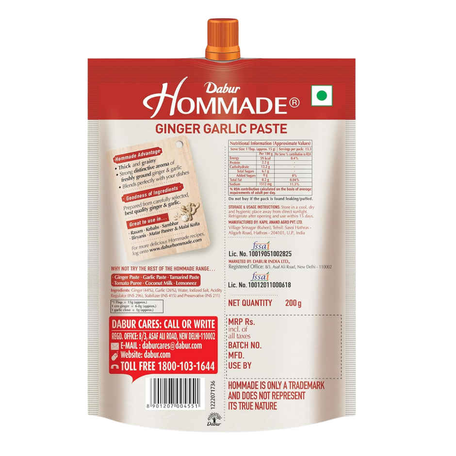 Dabur Hommade Ginger Garlic Paste Combo