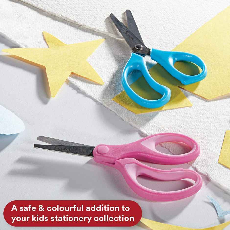 Scotch Kids Soft Grip 5-inch Blunt Tip Scissor | Assorted Combo