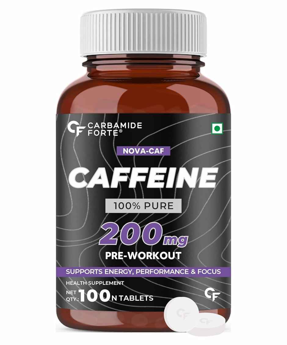 Carbamide Forte Caffeine 200mg Tablet 100 Veg Tablets